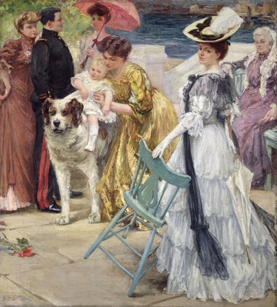 En Famille von Gustave Grau